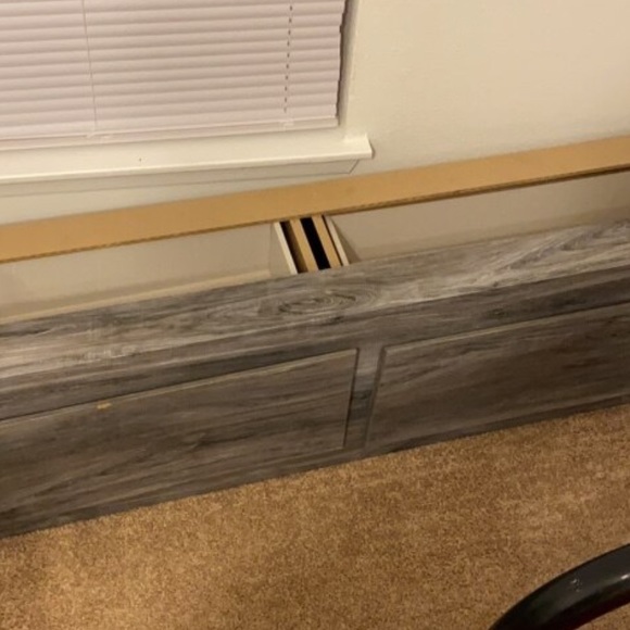 Ashely furniture Queen size LED light up bed frame - Picture 1 of 5